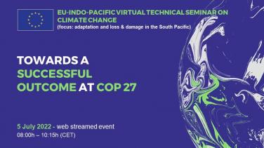 EU-Indo-Pacific Virtual Seminar on Climate Change