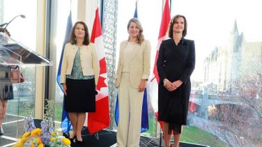 Ambassador Gabrič joined by Minister Joly and Minister Linde for Europe Day celebrations in Ottawa