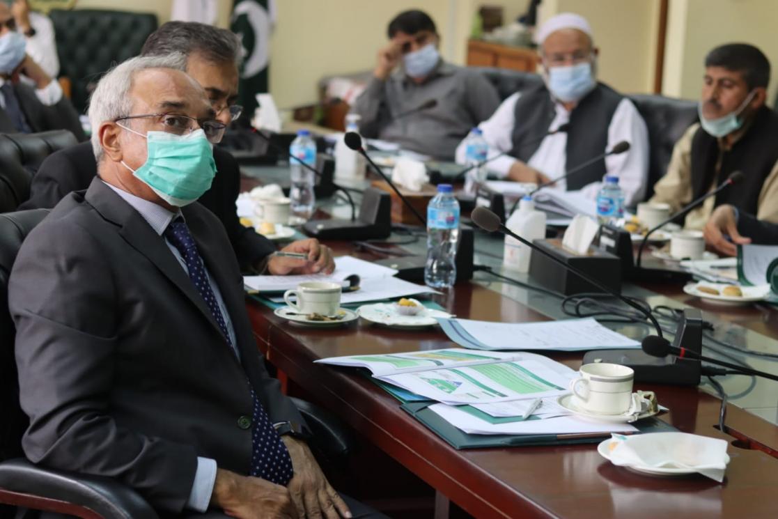 Man during a meeting