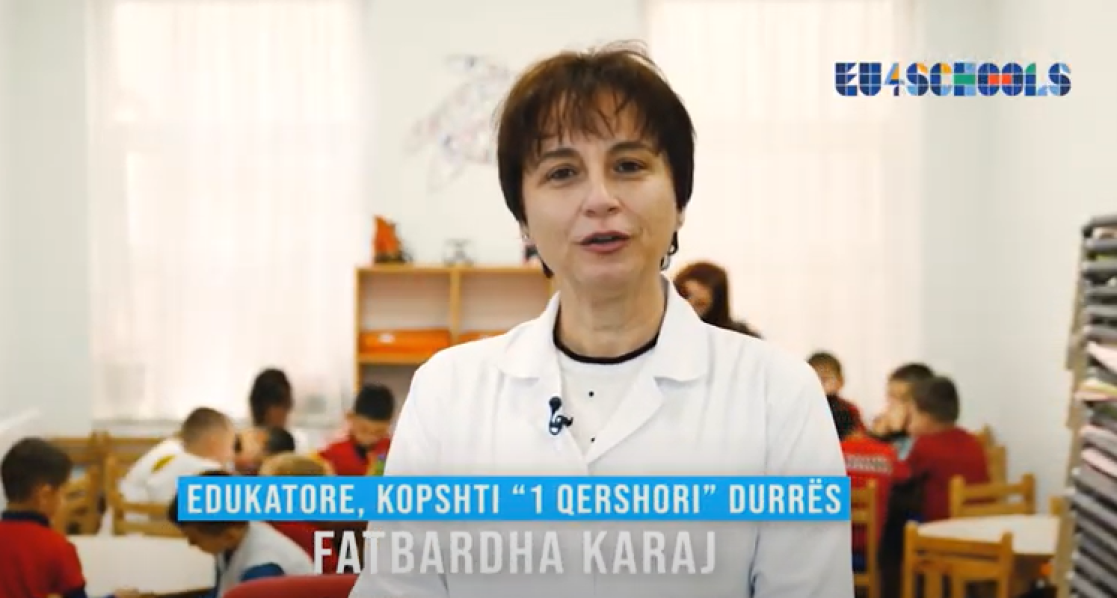 Fatbardha Karaj, teacher at “1 Qershori” kindergarten in Durrës