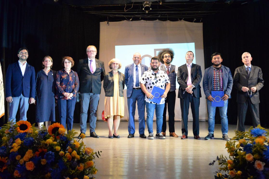 Embajadores UE, autoridades y ganadores del concurso
