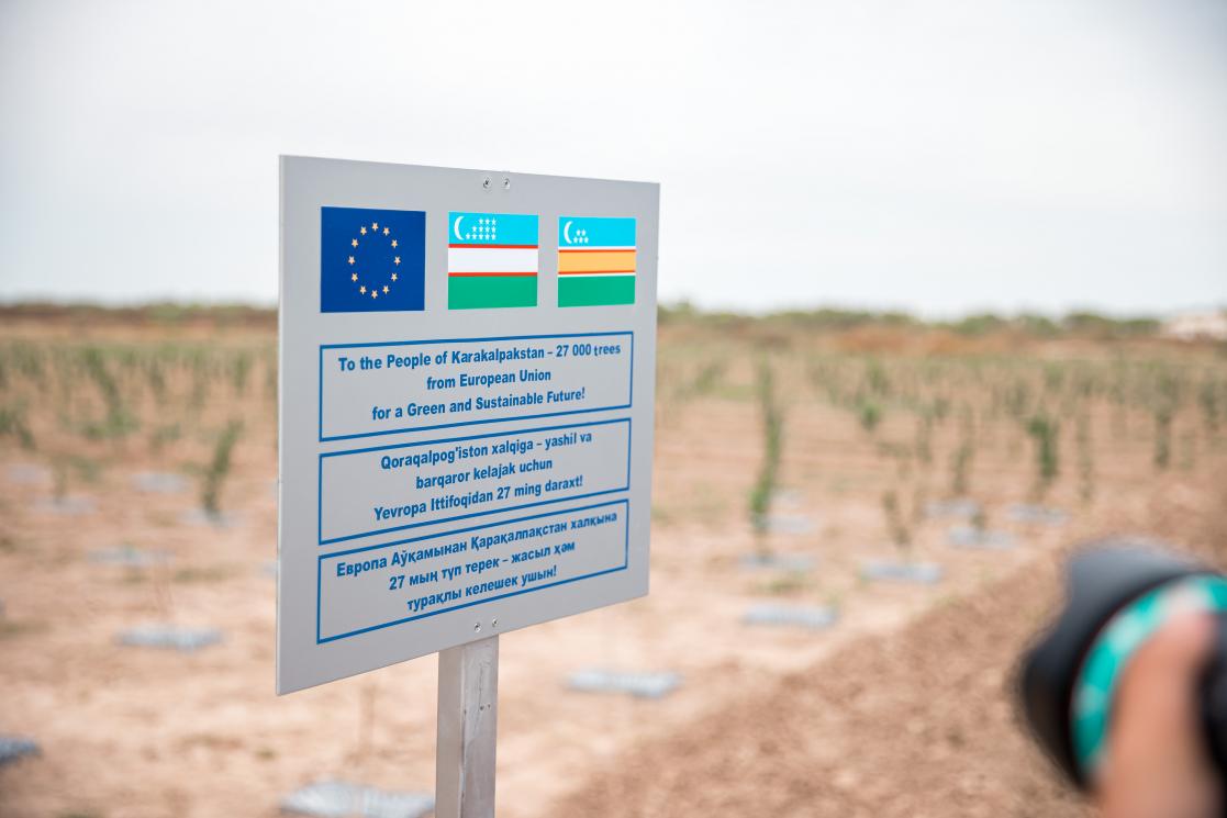 EU donated 27 000 trees to the Republic of Karakalpakstan