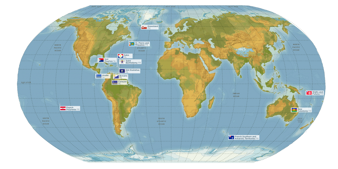 Global map of OCTs