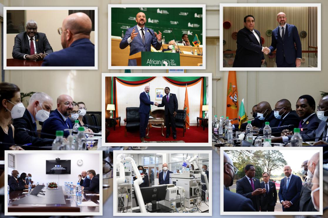 President of the European Council, Charles Michel, at the African Union Summit