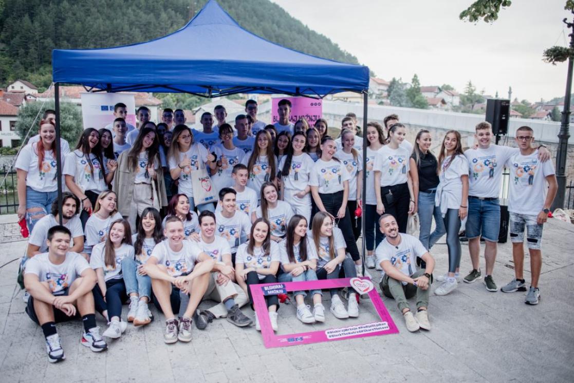 “Block the Hatred; Share the Love” campaign: Pupils from all over BiH gather in Konjic to condemn hate speech and bulling