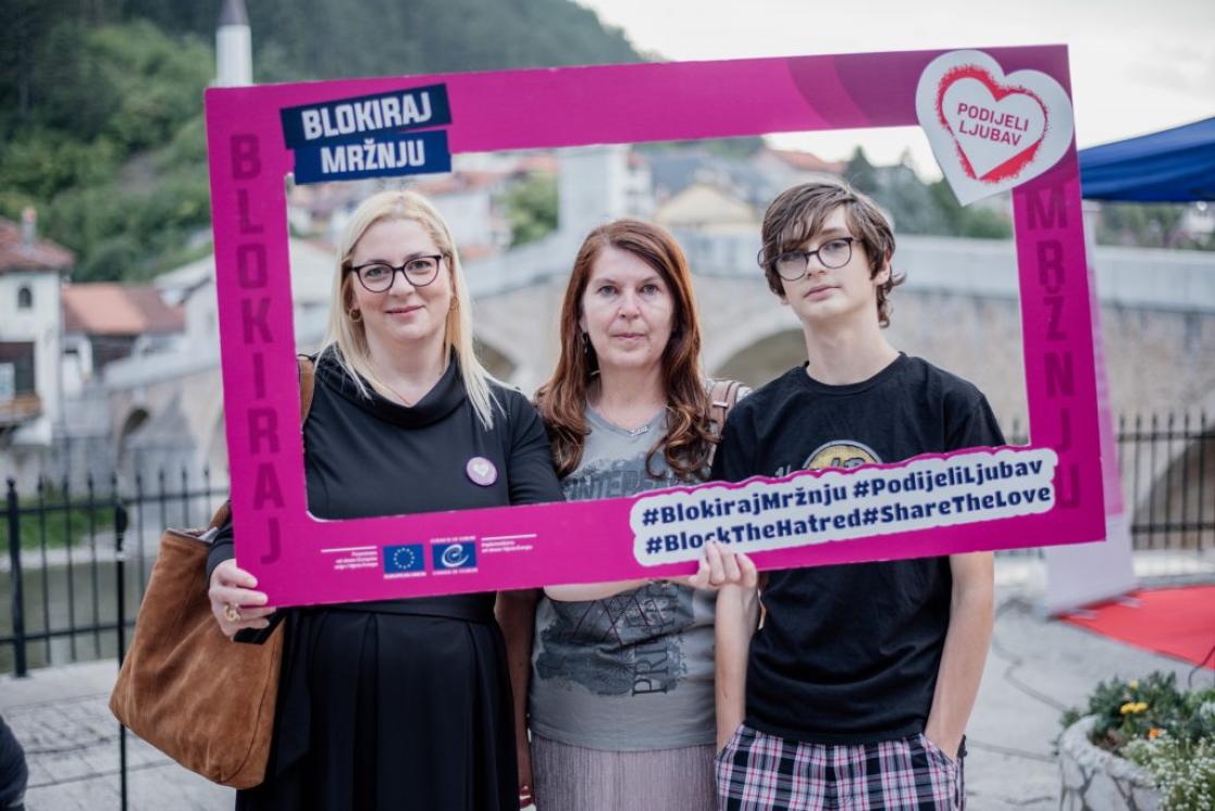 “Block the Hatred; Share the Love” campaign: Pupils from all over BiH gather in Konjic to condemn hate speech and bulling