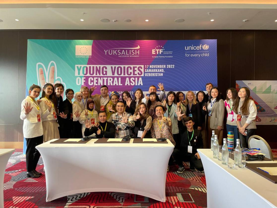 The EU’s Youth Action Plan inspired a meeting of the Central Asian Youth during the Samarkand Connectivity Conference