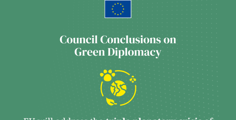 Green Diplomacy Council Conclusions Social Media Cards