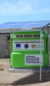 Solar kiosk in Mashai, Thaba-Tseka, Lesotho