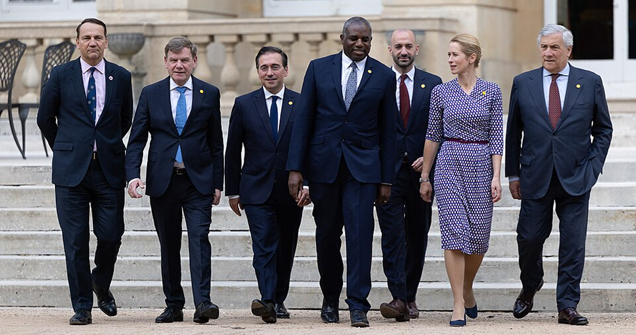 EU leaders walking together