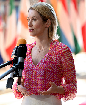 Kaja Kallas speaking