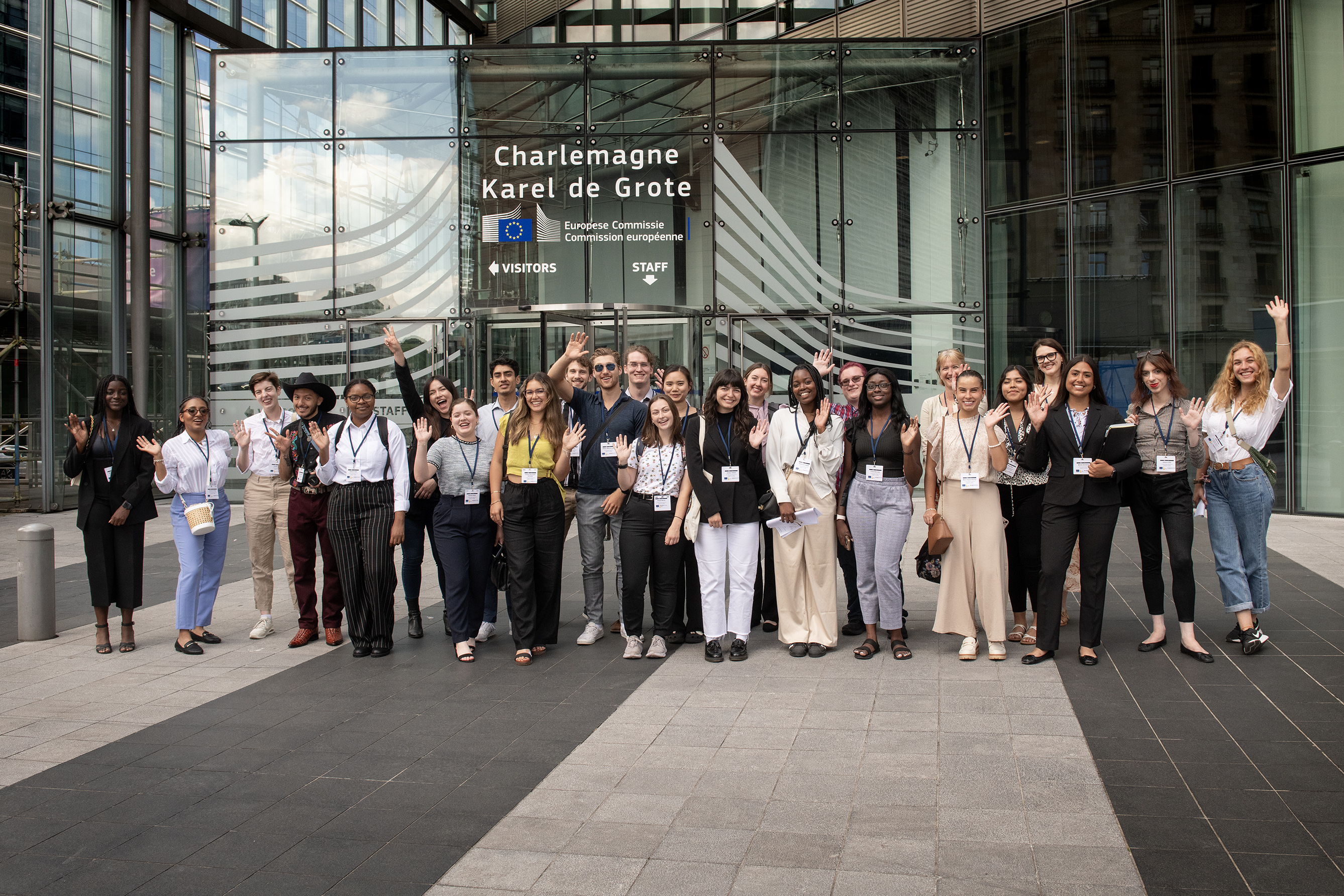 Brussels Bound: 22 Gilman Scholars visit the European Union