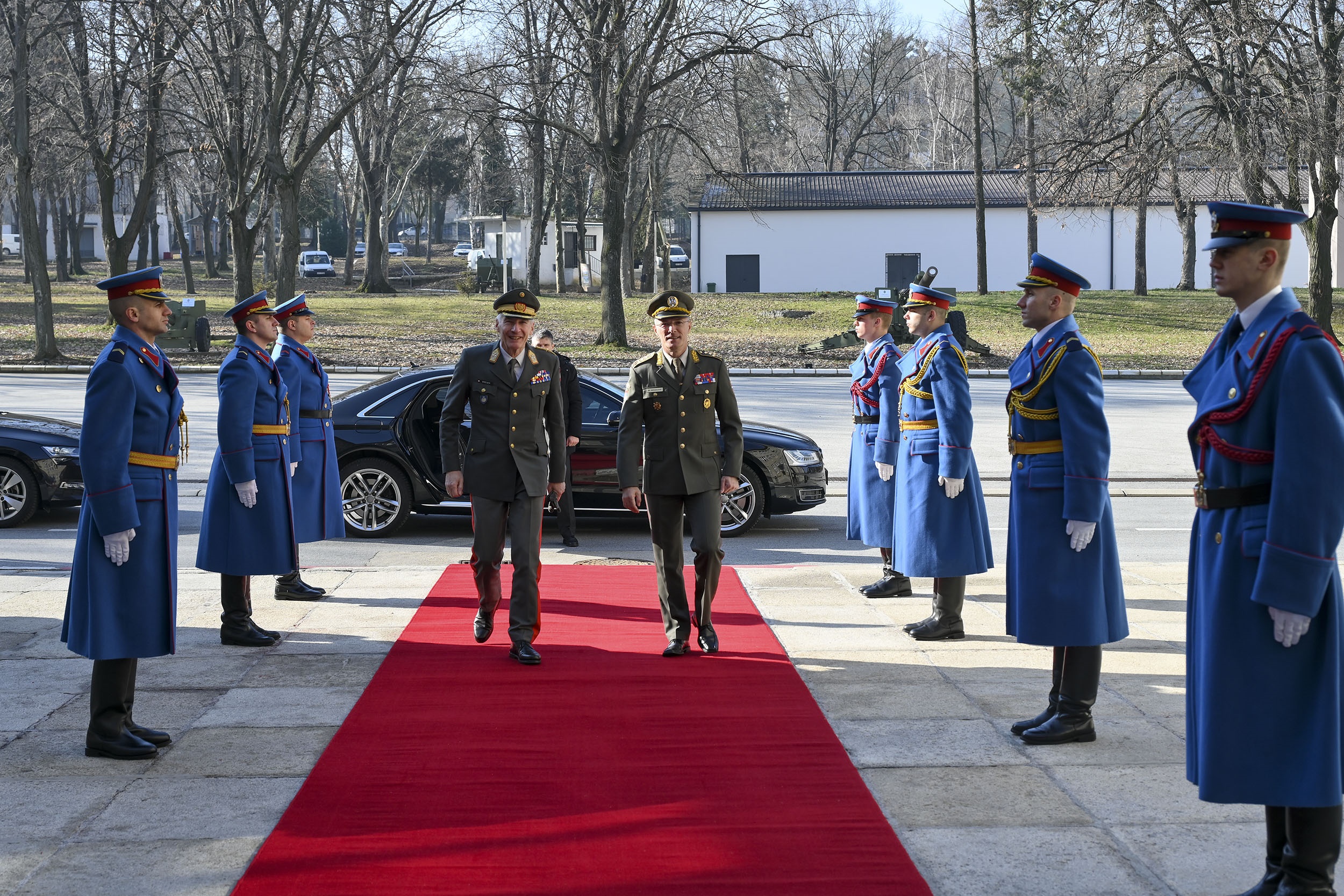Прва званична посета шефа војне делегације ЕУ Републици Србији