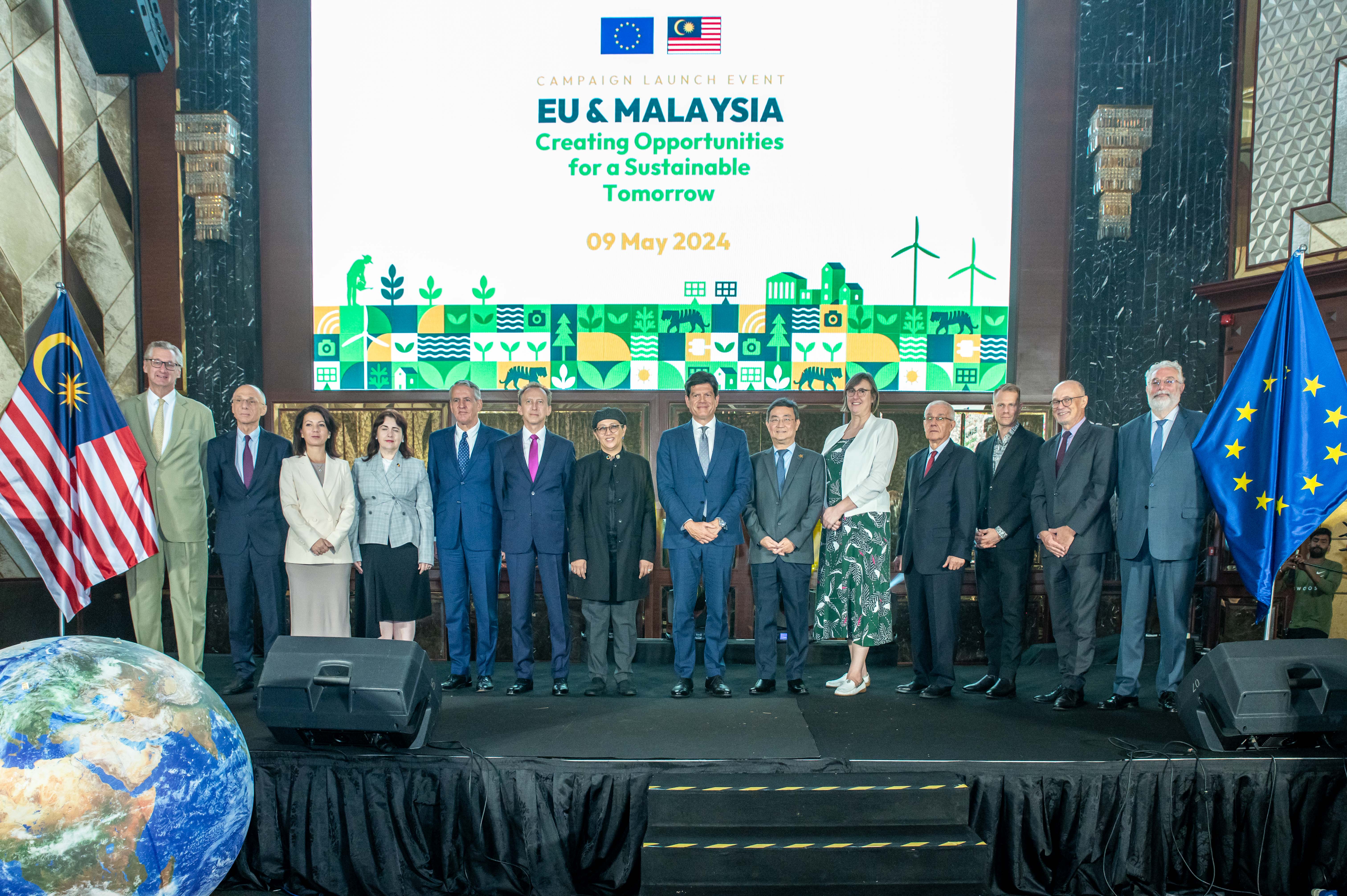 欧盟-马来西亚：为可持续发展的明天创造机会”活动于欧洲日发起