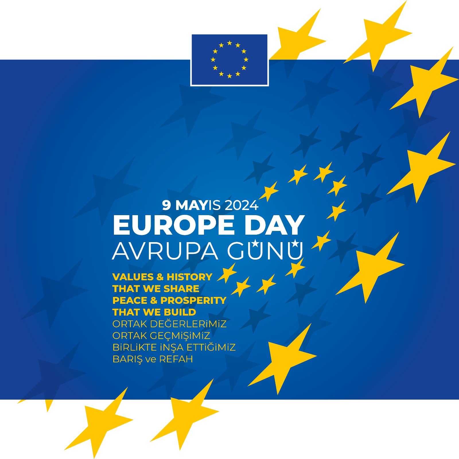 Avrupa Günü 9 Mayıs'ta çeşitli heyecan verici kültürel etkinliklerle kutlanacak