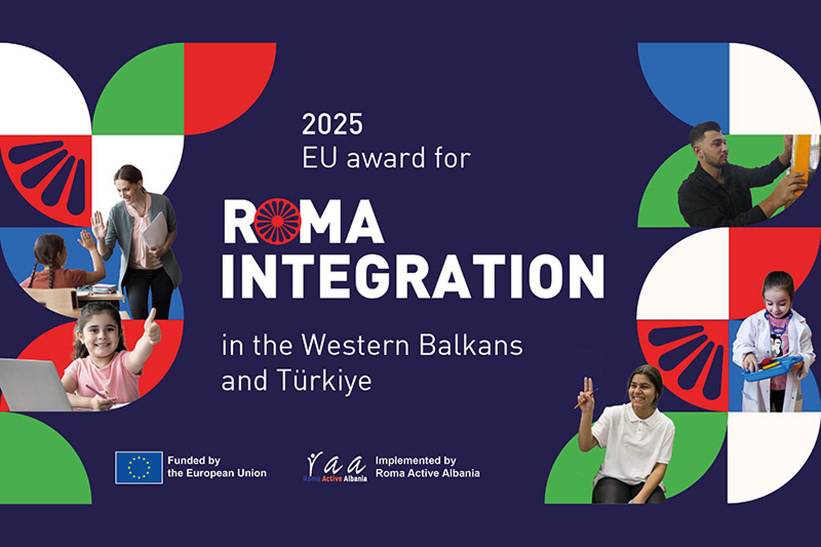Call for applications now open for the 2025 6th EU Award for Roma integration in the Western Balkans and Türkiye