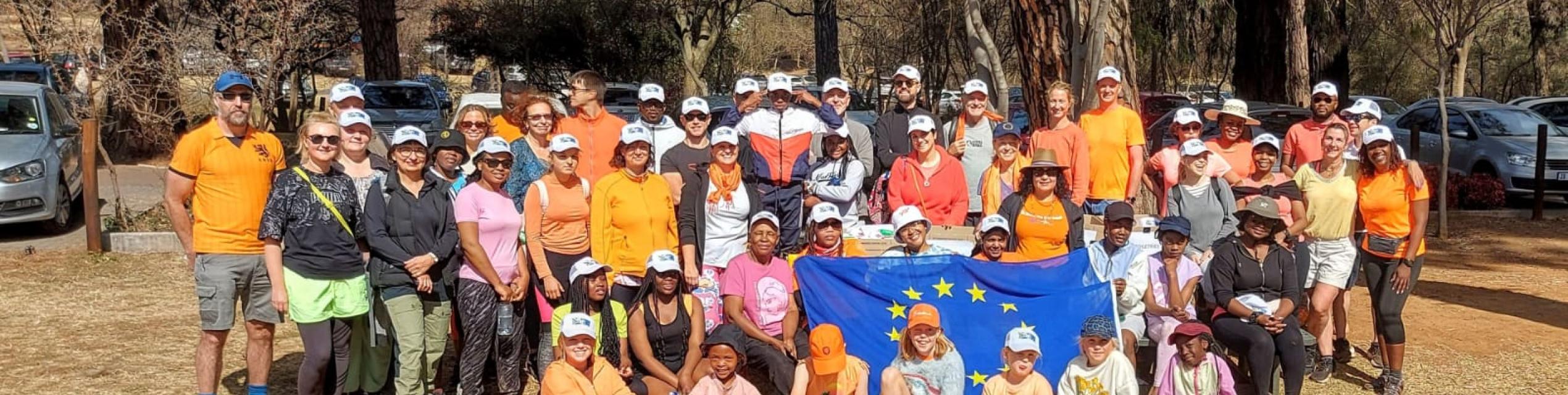 Group photo of hikers