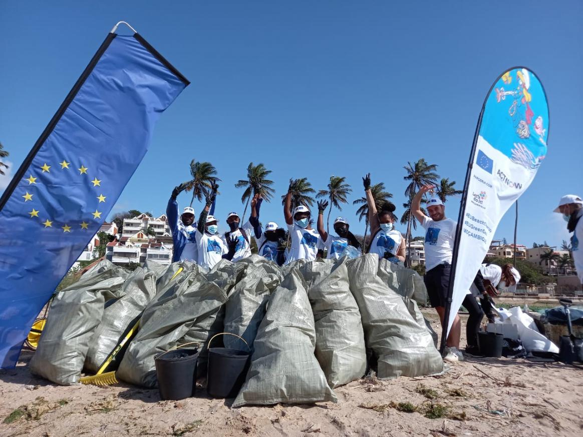 #EUBeachCleanup Mozambique 2021