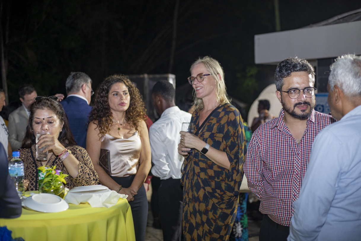 Guests at the Europe Day celebrations 