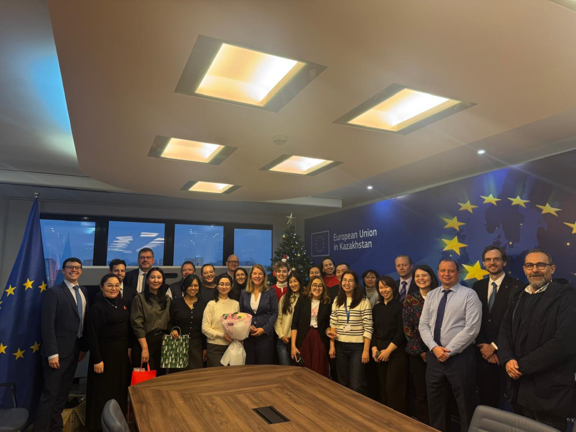 Stiprais met with the Delegation of the European Union to Kazakhstan for their Christmas greetings