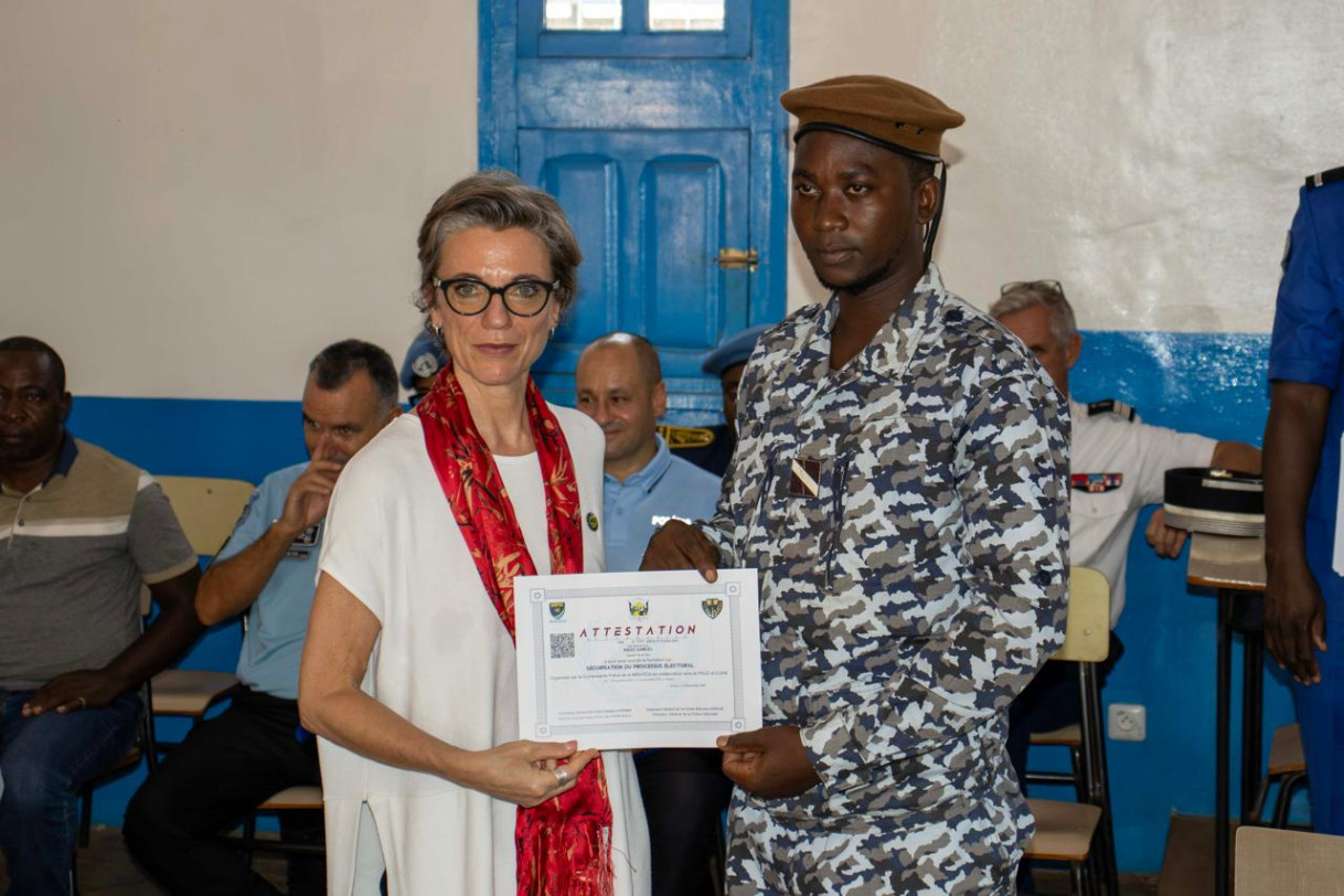 Closing Ceremony of FSI Training Sessions on Securing Electoral Processes