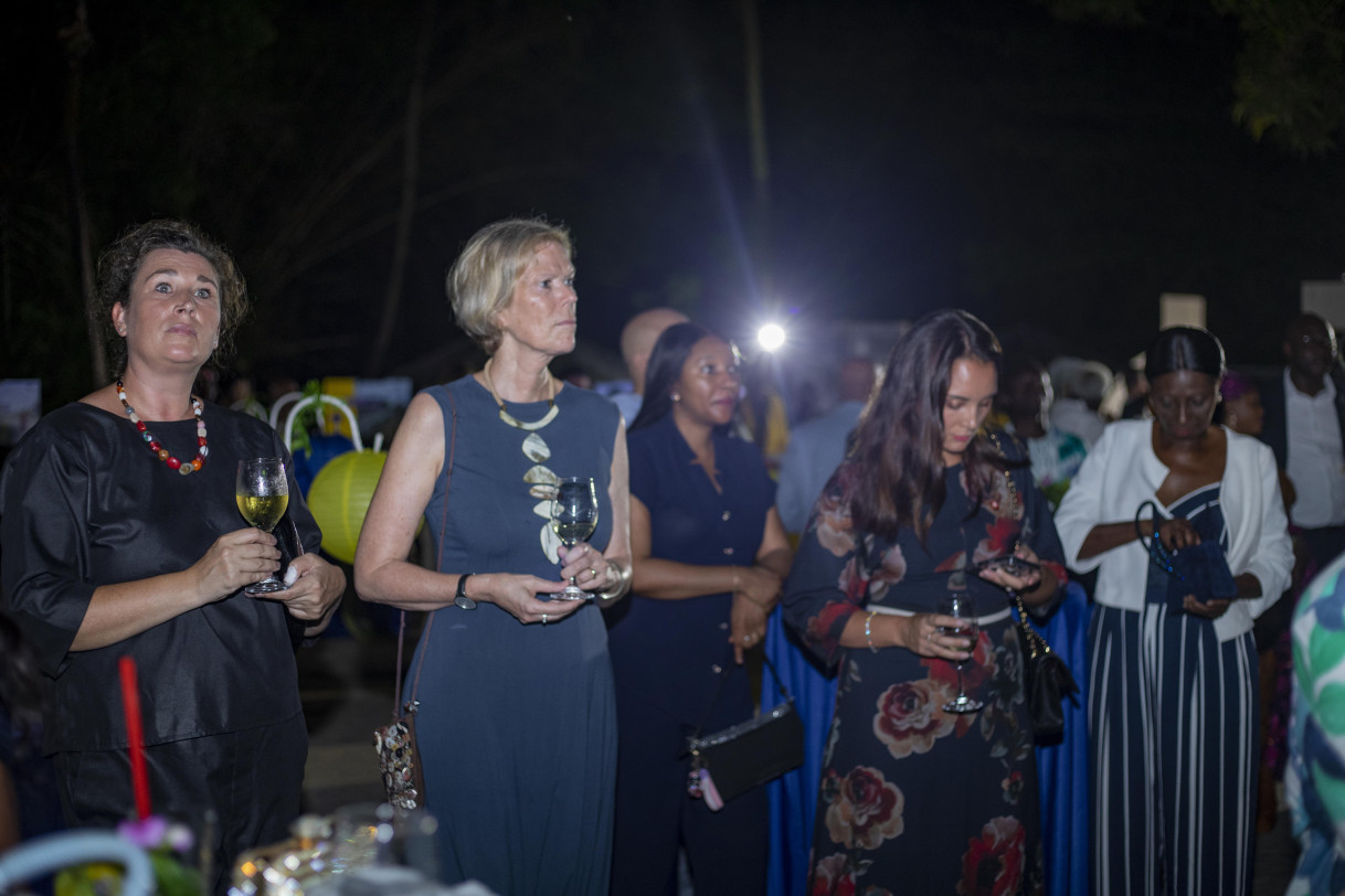 Attendees at the Europe Day celebrations 