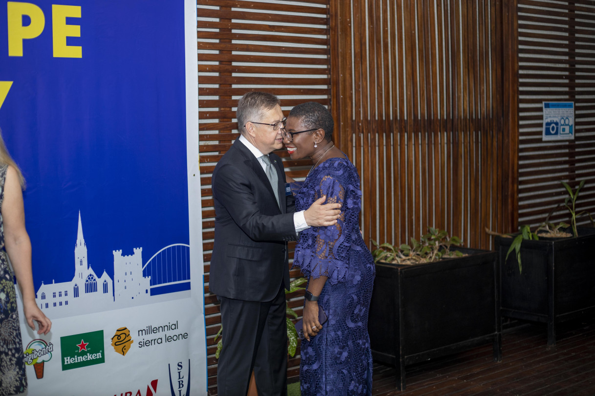 Ambassador Jankowski receives Md. Yvonne Aki-Sawyer Mayor of Freetown