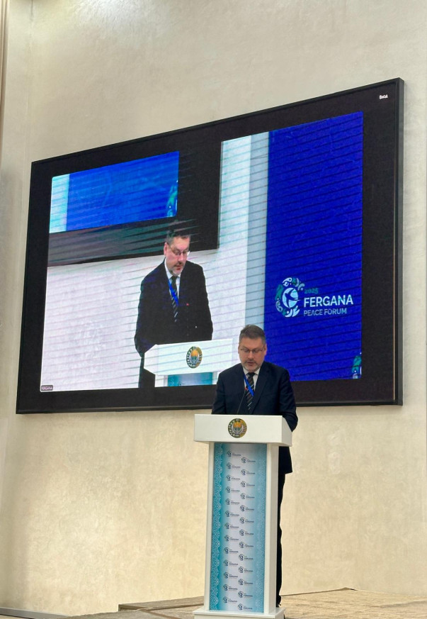EUSR delivered an Opening Statement at the Plenary Session of  the Fergana Peace Forum.