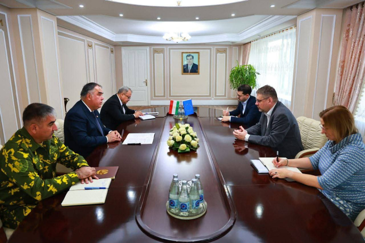 EUSR Eduards Stiprais met with the Governor of the Sughd Province of Tajikistan