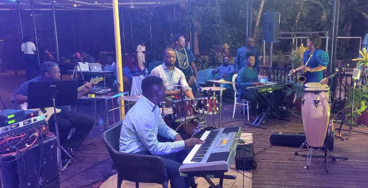 Ballanta Academy of Music performing at the event 