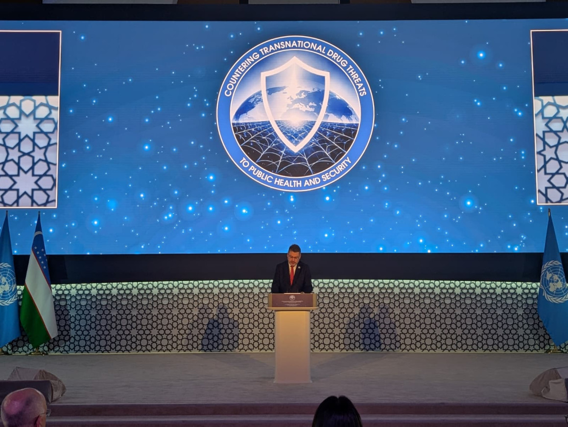 EUSR Eduards Stiprais delivered a Statement at the International Forum on Countering Transnational D