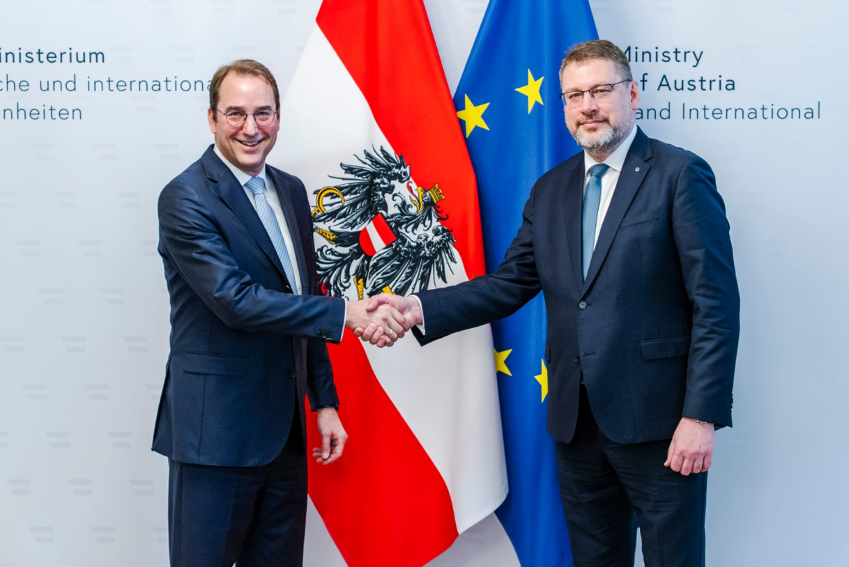 EUSR Eduards Stiprais met with Mr Nikolaus Marschik, Secretary General for Foreign Affairs at the Mi