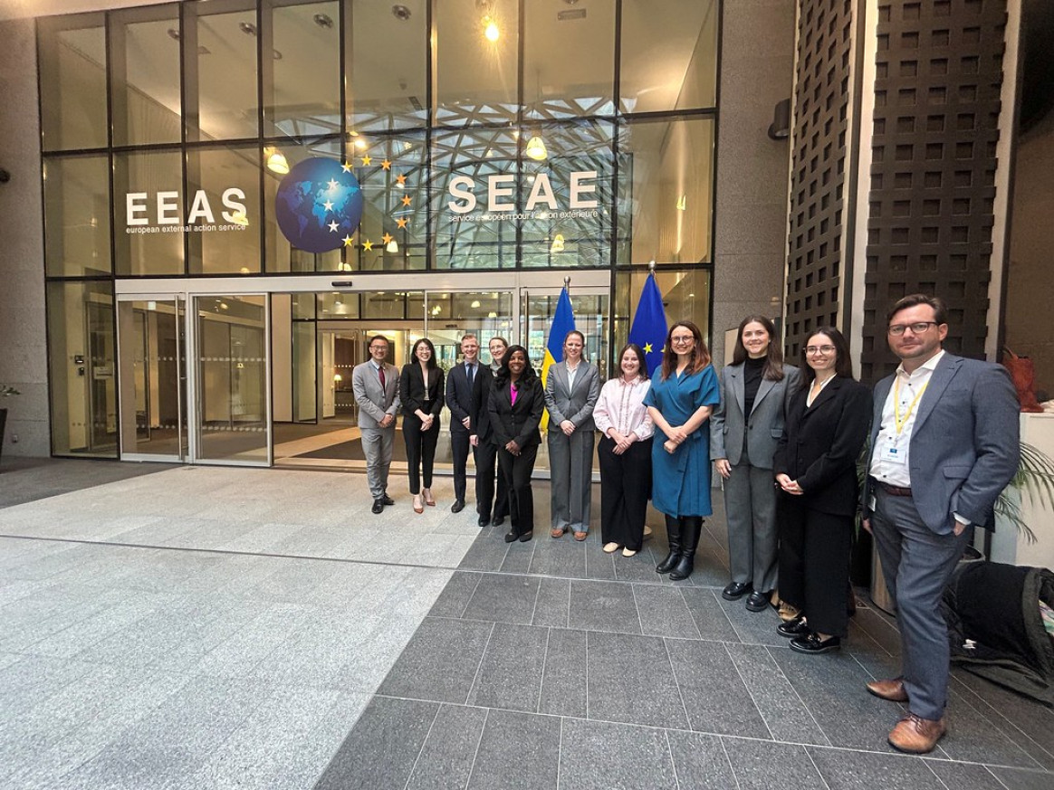 At the European External Action Service, Brussels