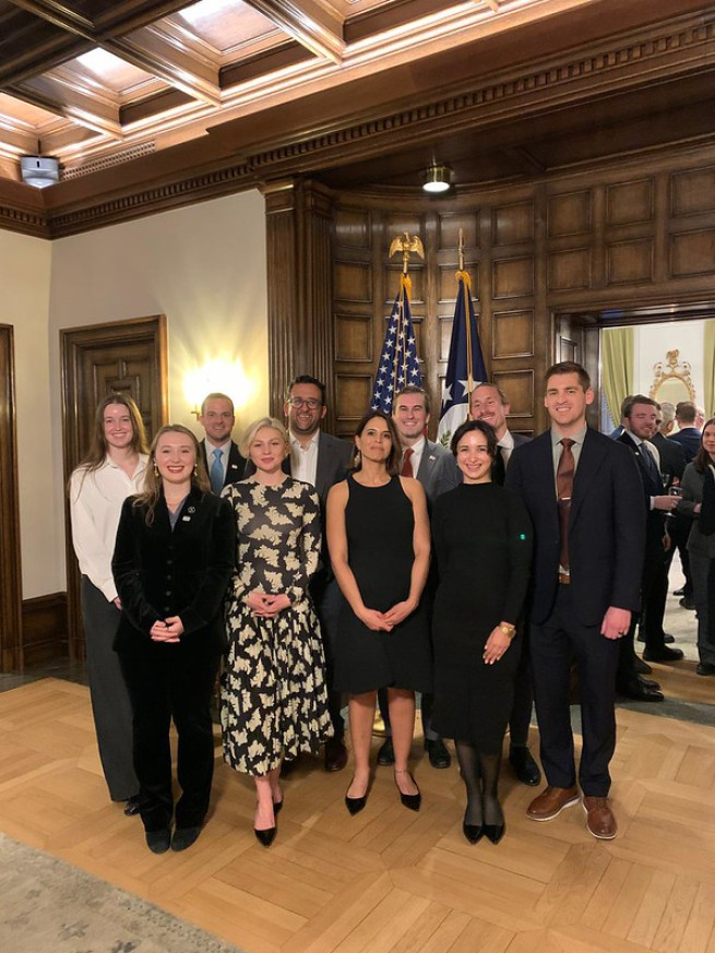 Reception at the U.S. Embassy to Sweden, Stockholm