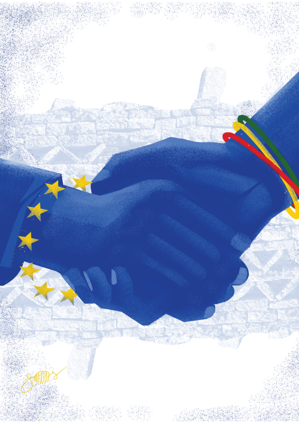 A Handshake of Cultures