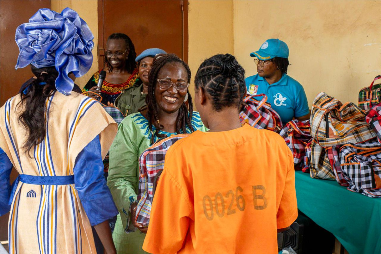 EUAM RCA soutient des activités à la Prison pour femmes de Bimbo