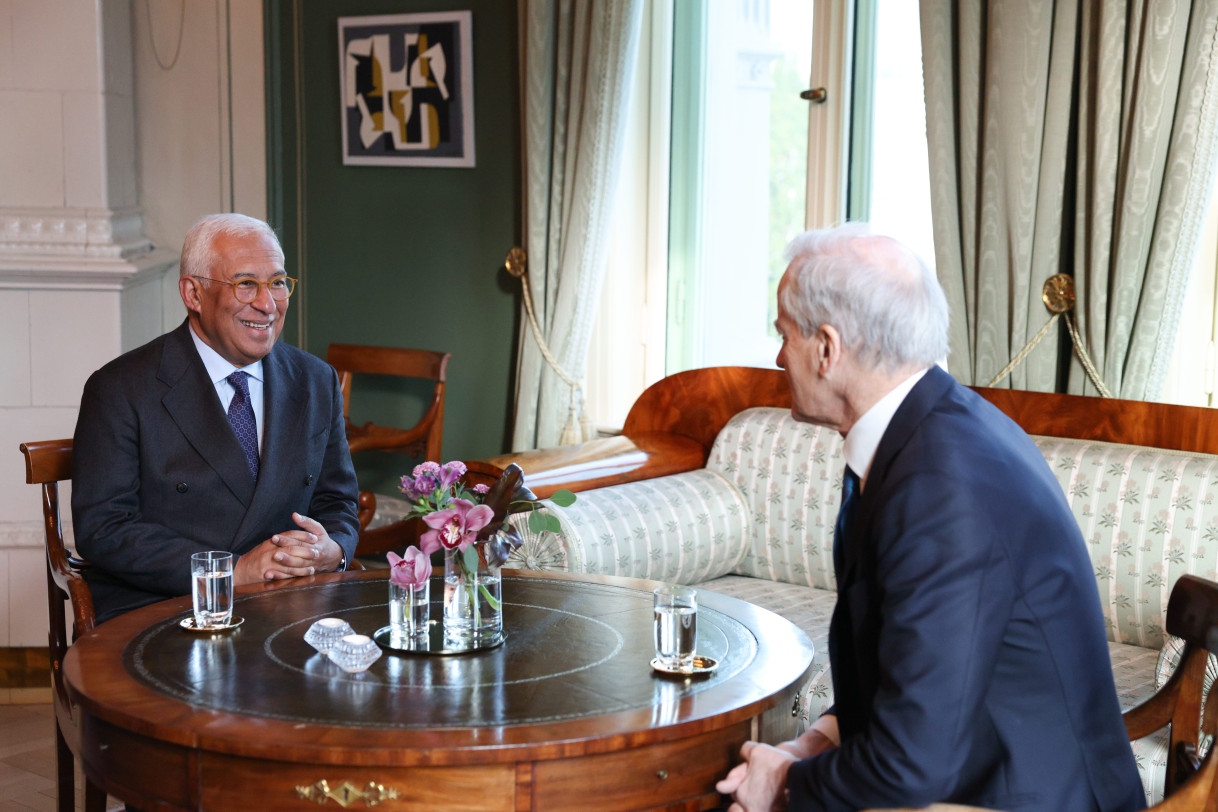President of the European Council Antonio Costa and Norwegian Prime Minister Jonas Gahr Støre