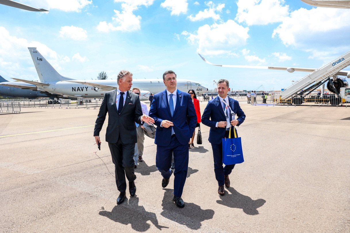 At the Singapore Airshow