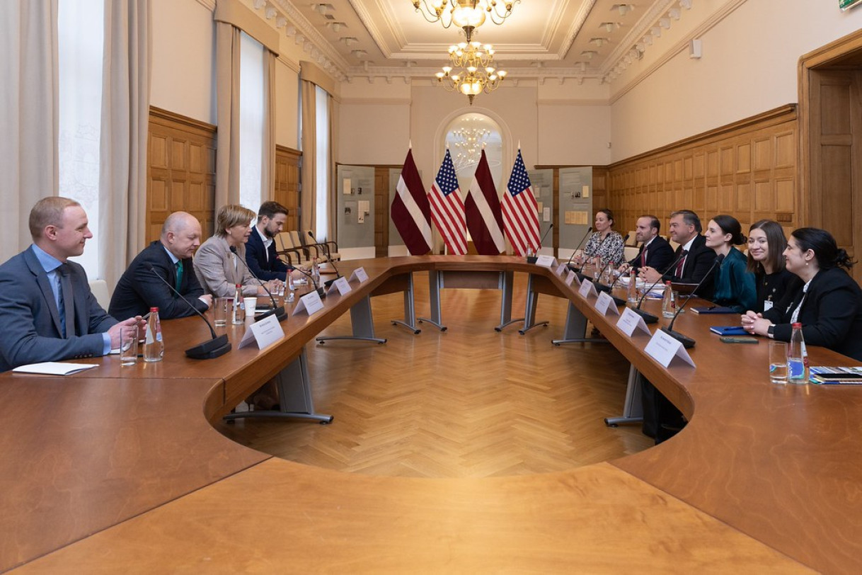 Exchange of views at the Ministry of Foreign Affairs in Riga, Latvia