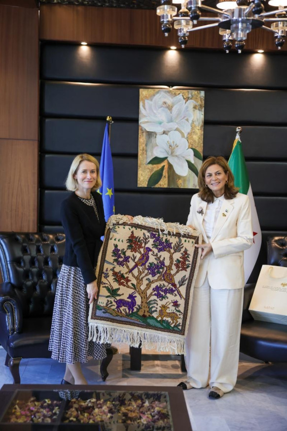 HR/VP Kallas with Syria's Minister of Social Affairs and Labour, Hind Kabawat