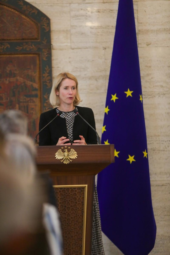 Press conference with Minister of Foreign Affairs and Expatriates of Syria, Asaad Hassan Al-Shaibani
