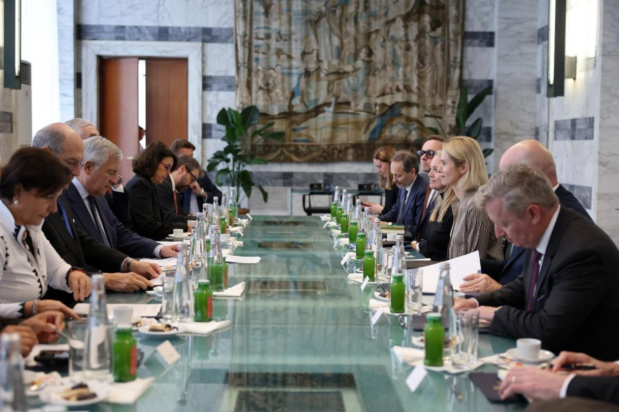 Meeting with Antonio Tajani, Deputy Prime Minister and Foreign Minister