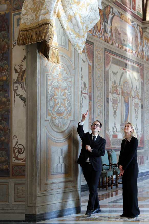 At the Apostolic Palace