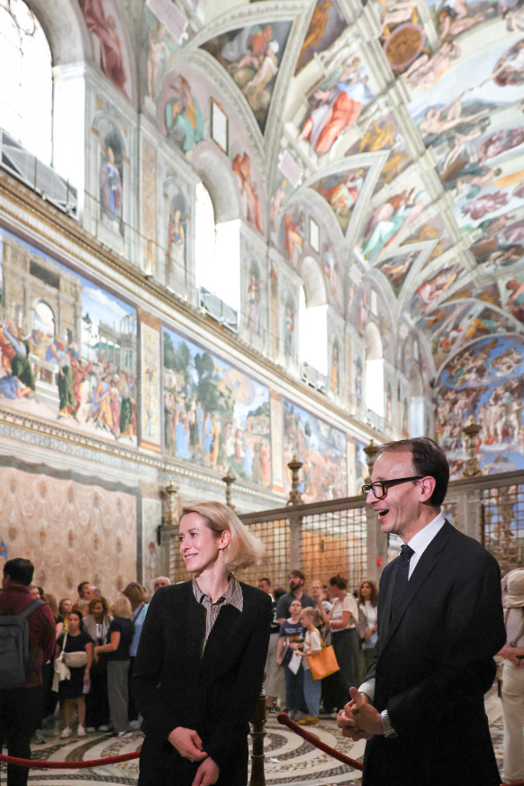 At the Apostolic Palace
