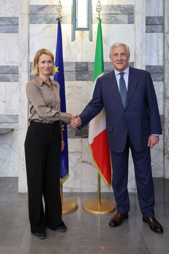 With Antonio Tajani, Italian Deputy Prime Minister and Minister for Foreign Affairs and Internationa