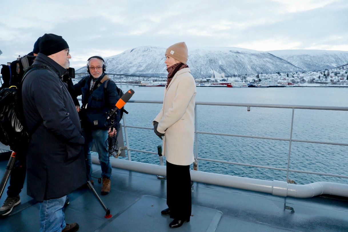 Kaja Kallas intervjues