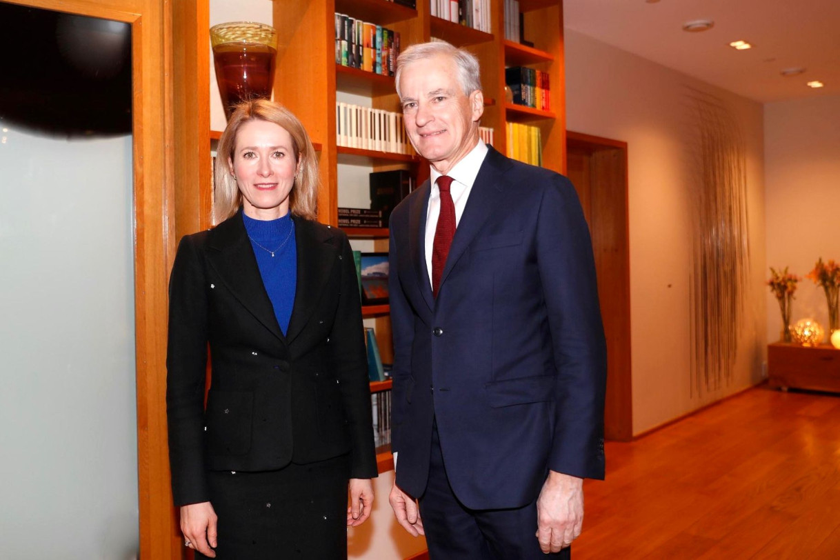 Kaja Kallas og Jonas Gahr Støre