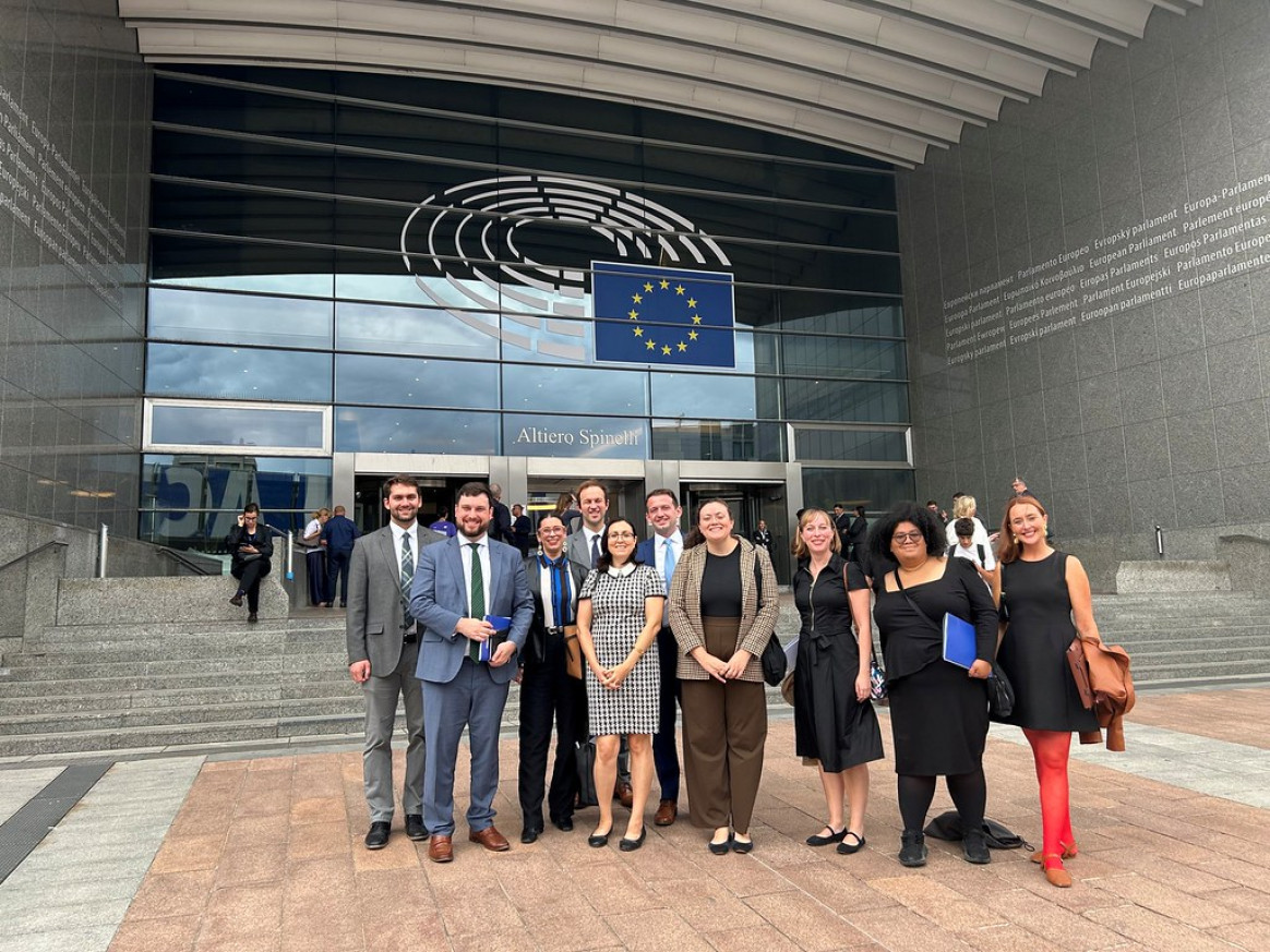 Few minutes before discussing with MEPS Brussels