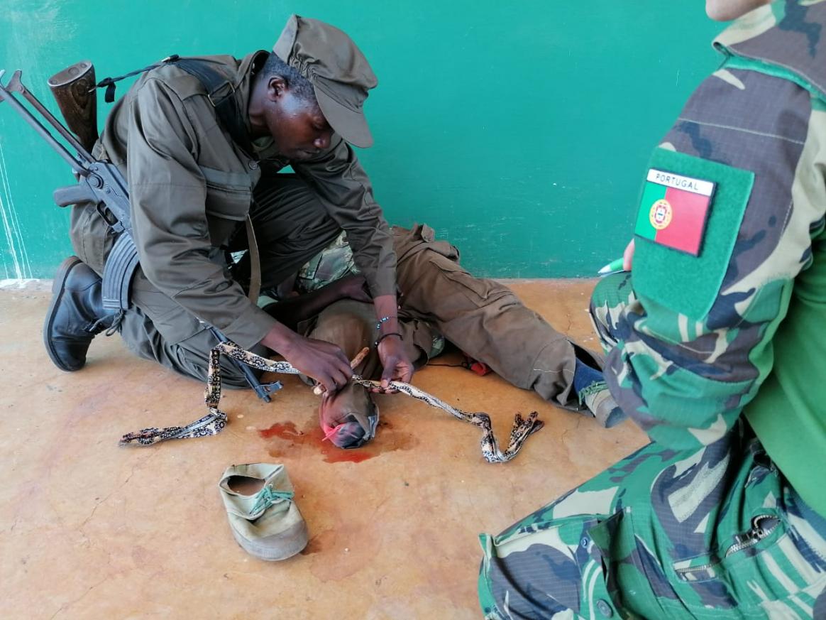 EUTM Mozambique training activities in Chimoio