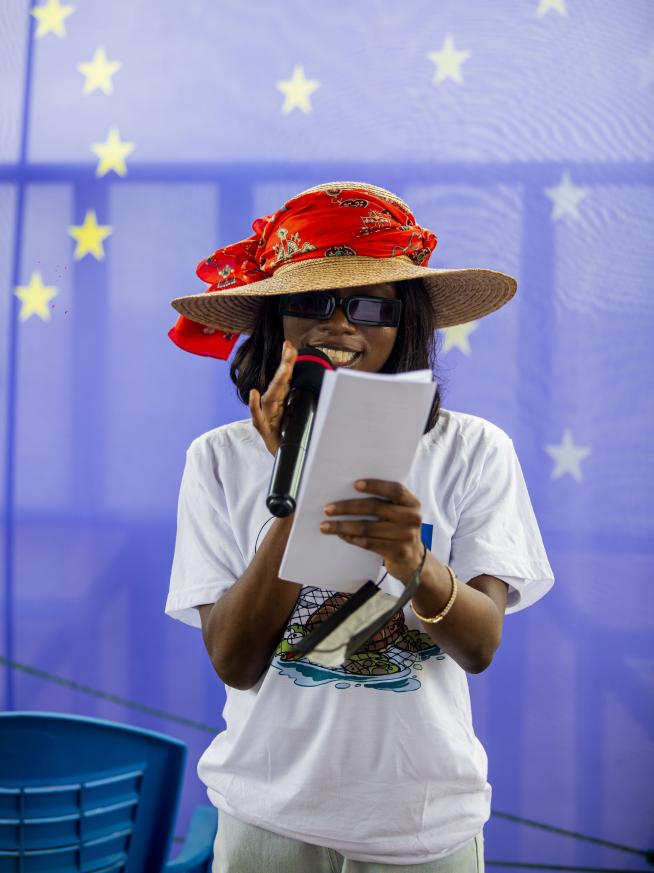 #EUBeachCleanup at Laboma Beach, Accra